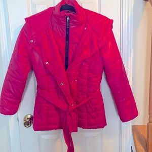 Tommy Hilfiger pink puffer size large (12-14).